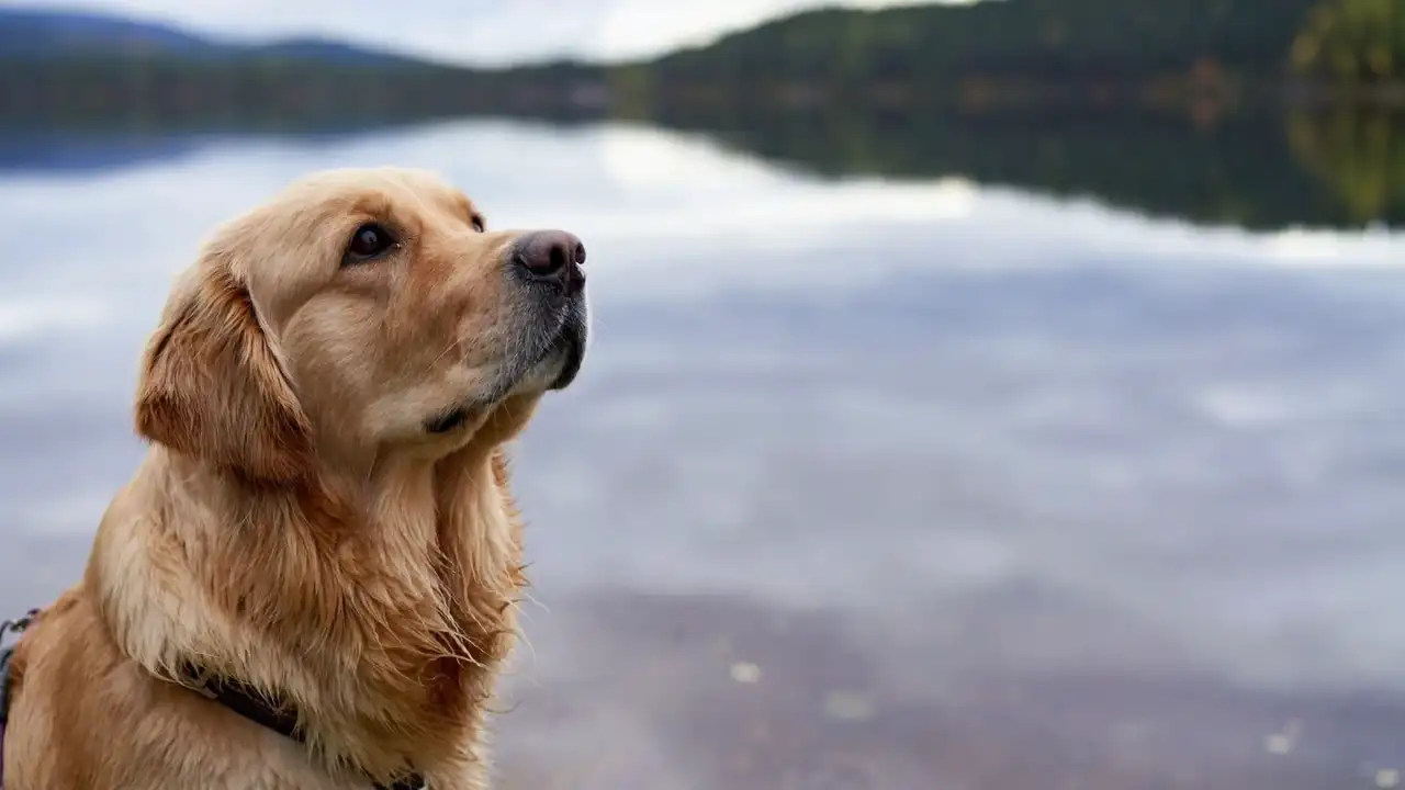 Golden retriever portrait